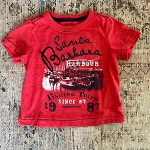 Cherokee Red Santa Barbara Graphic Tee